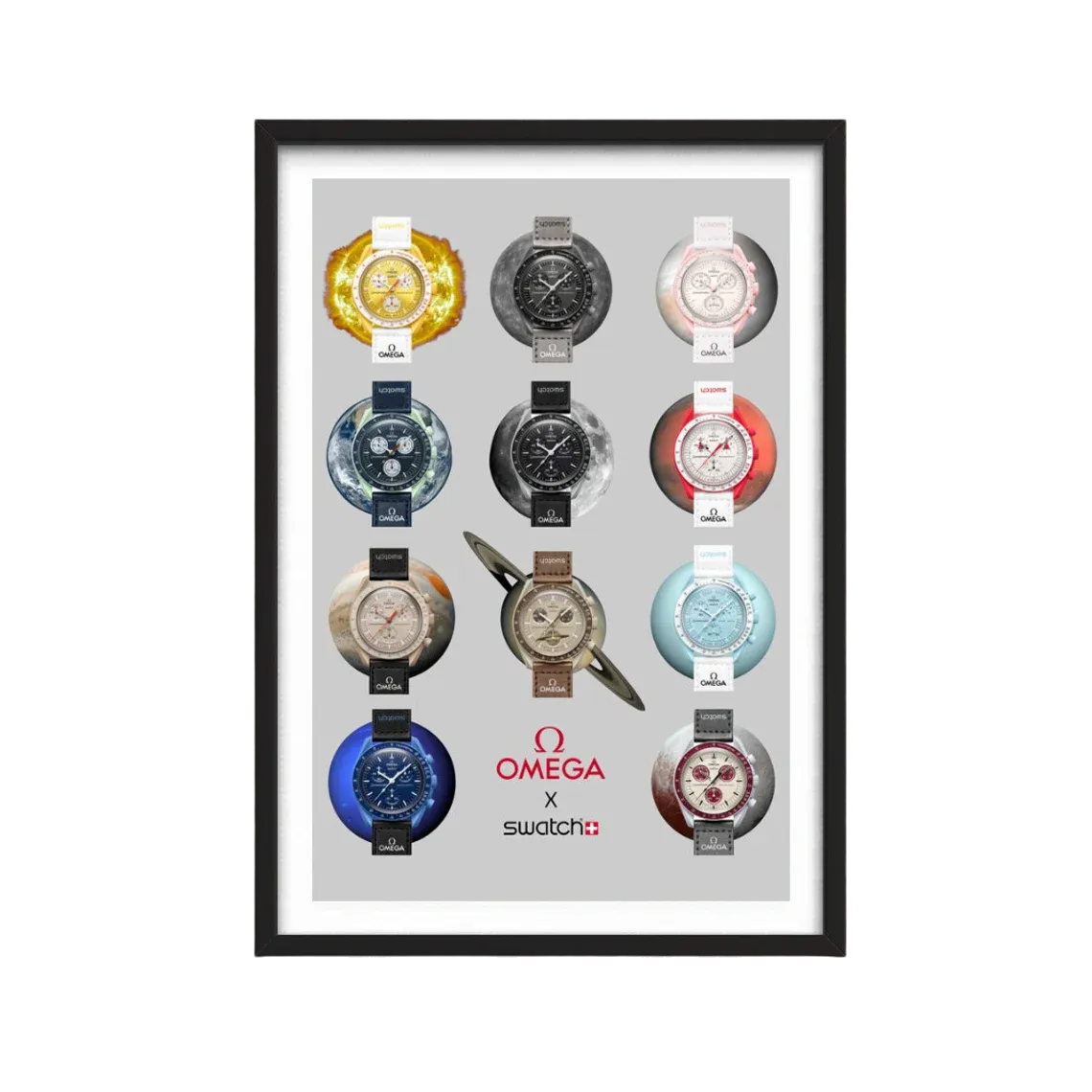 Omega X Swatch Watch Poster